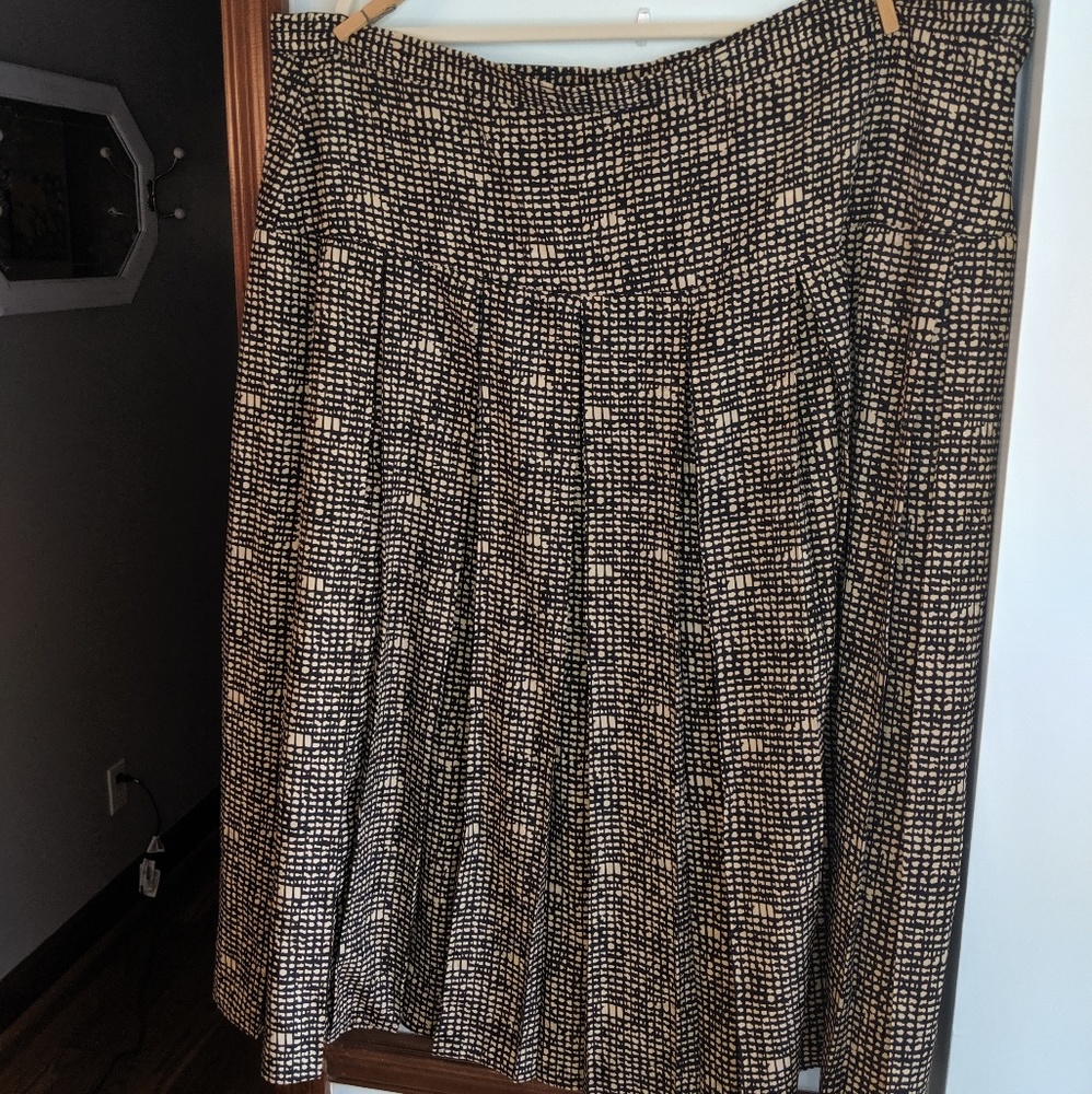 Vintage Pleated Circle Skirt